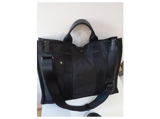 Autre Marque Borsa tote nera in nylon HAZZYS Nero - vista 3
