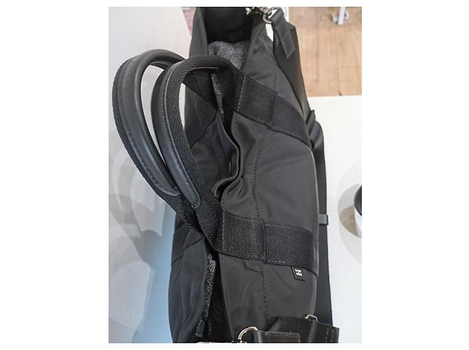 Autre Marque Borsa tote nera in nylon HAZZYS Nero - vista 4