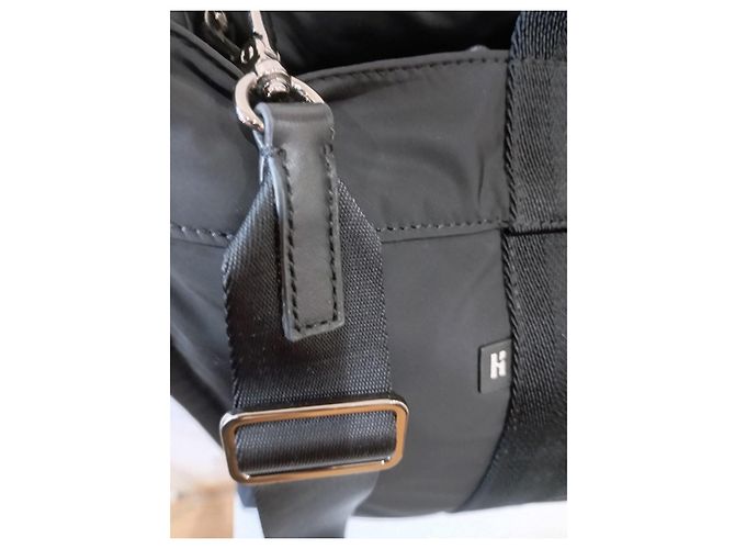 Autre Marque Borsa tote nera in nylon HAZZYS Nero - vista 9
