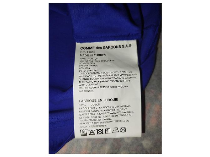 Comme Des Garcons T-shirt COMME des GARÇONS SHIRT Blu - vista 5