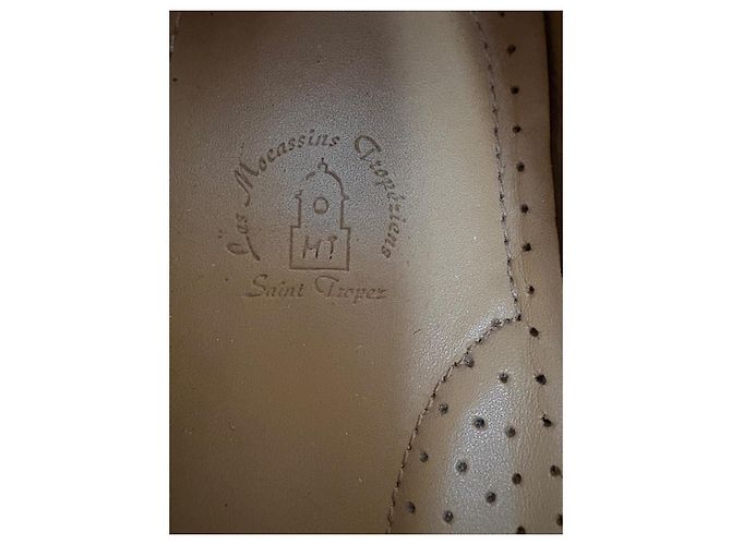Autre Marque Mocassini in suede rosso Saint Tropez - vista 6