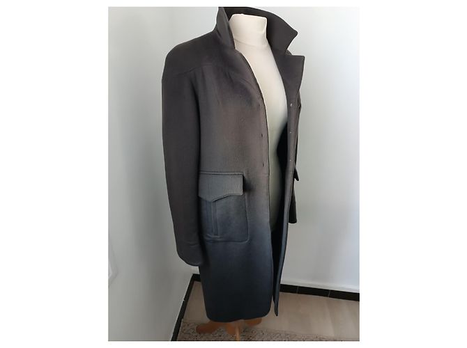 Abrigo Fendi de lana marrón chocolate Marrón oscuro - vista 10