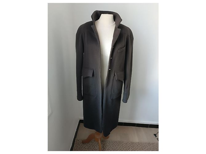 Abrigo Fendi de lana marrón chocolate Marrón oscuro - vista 14