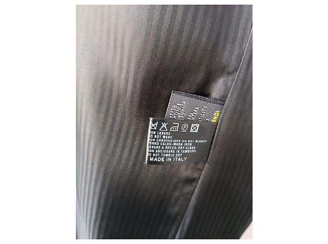 Abrigo Fendi de lana marrón chocolate Marrón oscuro - vista 3