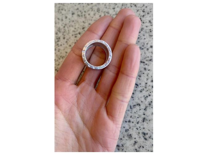 Bulgari B.Zero1 Ring 4 Bänder Weißgold Größe 56 Silber - Ansicht 3