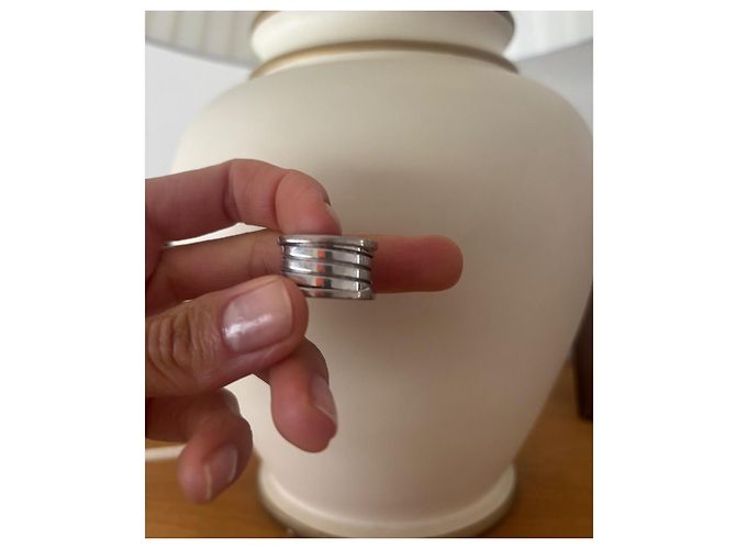 Bulgari B.Zero1 Ring 4 Bänder Weißgold Größe 56 Silber - Ansicht 4