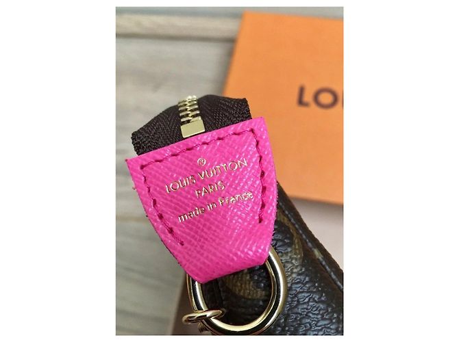 Pochette Louis Vuitton Monogram x Yayoi Kusama Marrone Rosa Bianco - vista 14
