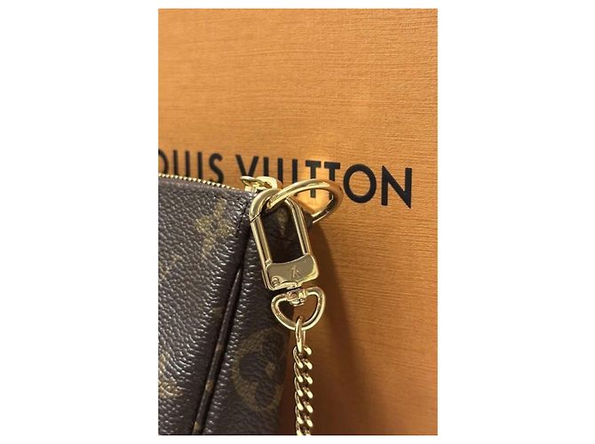 Pochette Louis Vuitton Monogram x Yayoi Kusama Marrone Rosa Bianco - vista 9