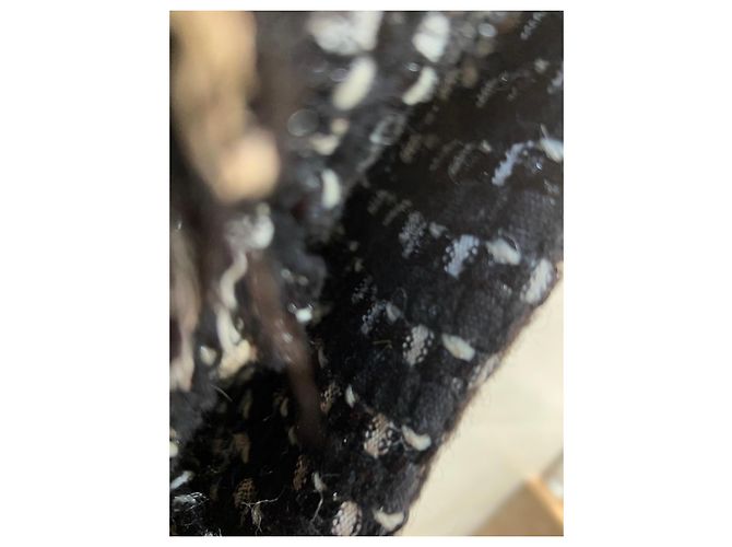 Abrigo KAREN MILLEN negro y blanco - vista 10