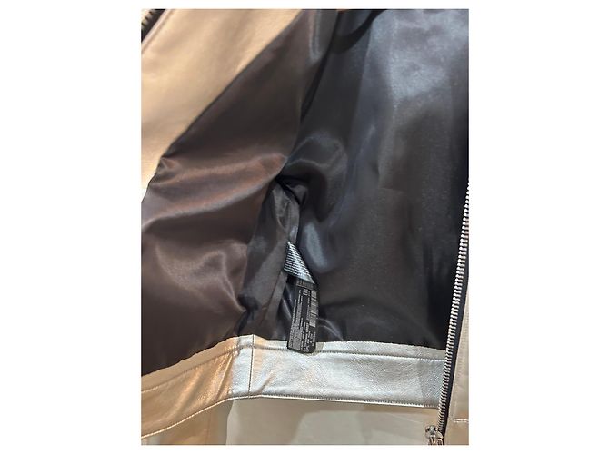 Mango Giacca corta argento MNG - vista 4