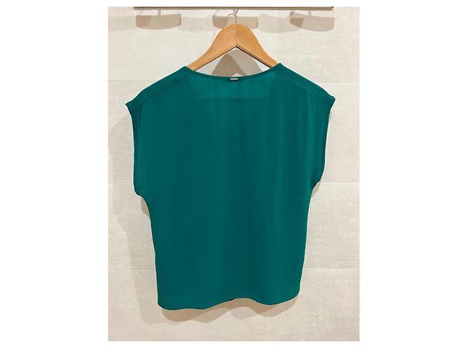 Autre Marque Top corto verde con zip IKKS WOMEN - vista 2