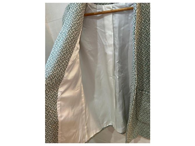 Blazer Caroll verde e beige - vista 5