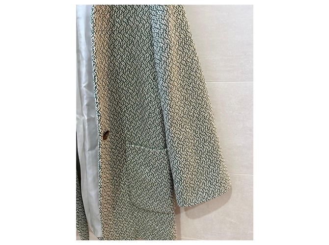 Blazer Caroll verde e beige - vista 8
