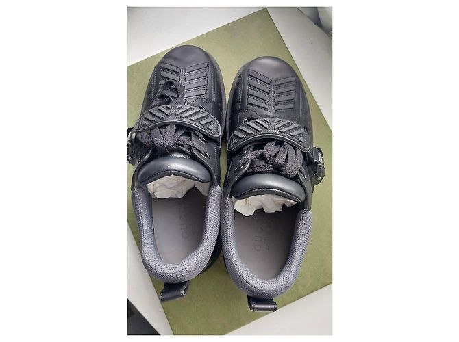 Zapatillas Derby Gucci de piel negra Negro - vista 2