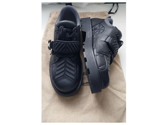 Zapatillas Derby Gucci de piel negra Negro - vista 3