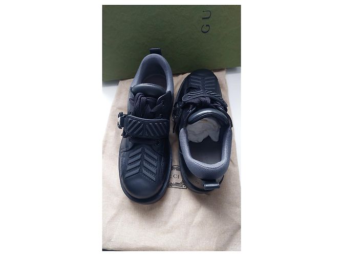 Zapatillas Derby Gucci de piel negra Negro - vista 5