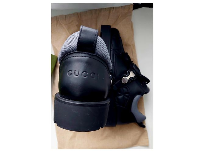 Zapatillas Derby Gucci de piel negra Negro - vista 6