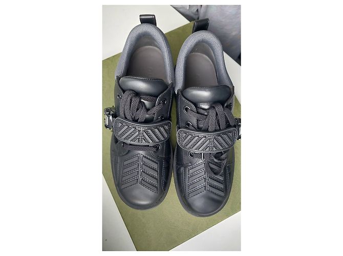 Zapatillas Derby Gucci de piel negra Negro - vista 9