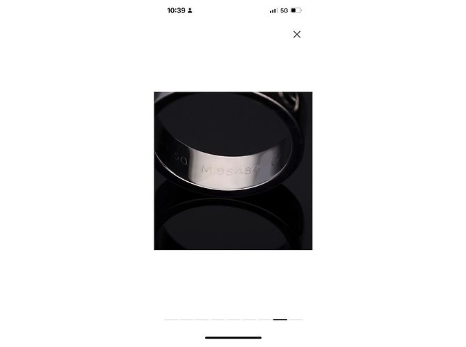 Cartier Love Ring aus Platin Silber - Ansicht 4