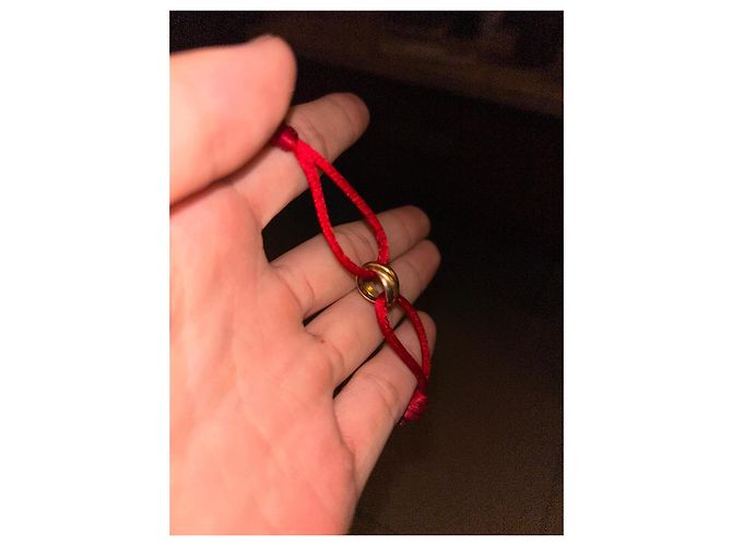 Bracciale Trinity di Cartier Rosso D'oro - vista 4