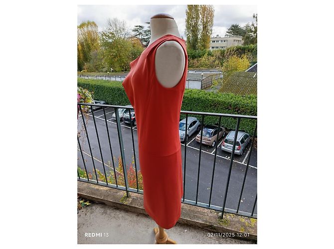 Balenciaga Kleid Orange Größe 38 - Ansicht 5