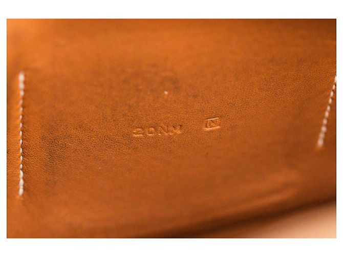 Cartera Hermès Dogon Cognac – Clou de Selle – compartimento para monedas extraíble Coñac - vista 13