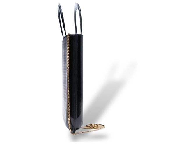 Borsa shopping mini Saint Laurent Nero - vista 15