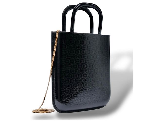Borsa shopping mini Saint Laurent Nero - vista 3