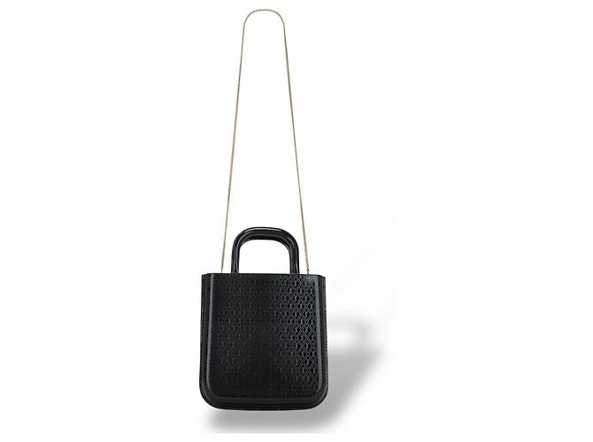 Borsa shopping mini Saint Laurent Nero - vista 9