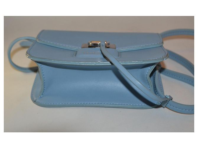 Borsa a mano Trussardi Turchese in pelle vegana - vista 5