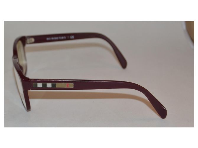 Occhiali Burberry B2136 Rosso Scuro Plastica Multicolore Bordò - vista 3