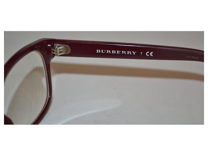 Occhiali Burberry B2136 Rosso Scuro Plastica Multicolore Bordò - vista 6