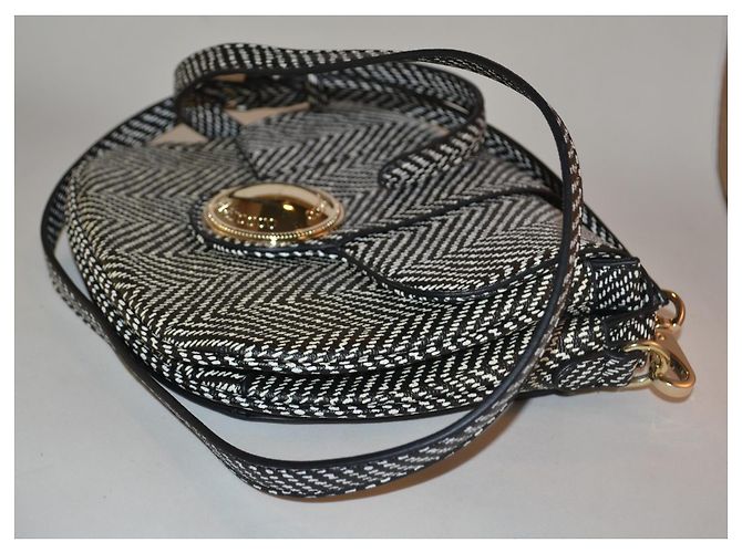 Borsa a mano ROCCOBAROCCO Nera e Bianca in Similpelle Nero Bianco - vista 2