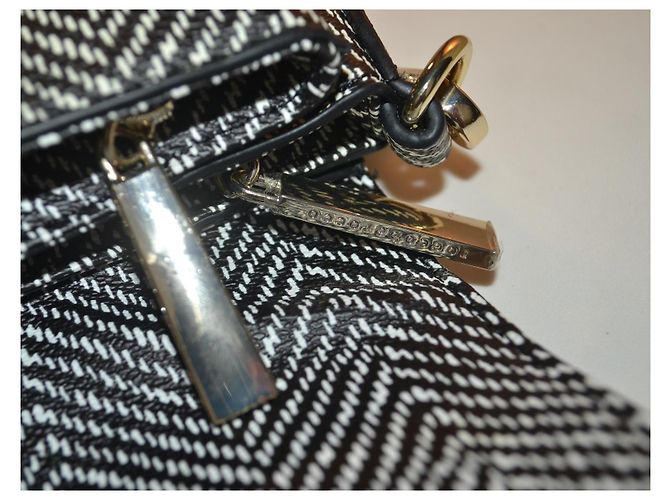 Borsa a mano ROCCOBAROCCO Nera e Bianca in Similpelle Nero Bianco - vista 5