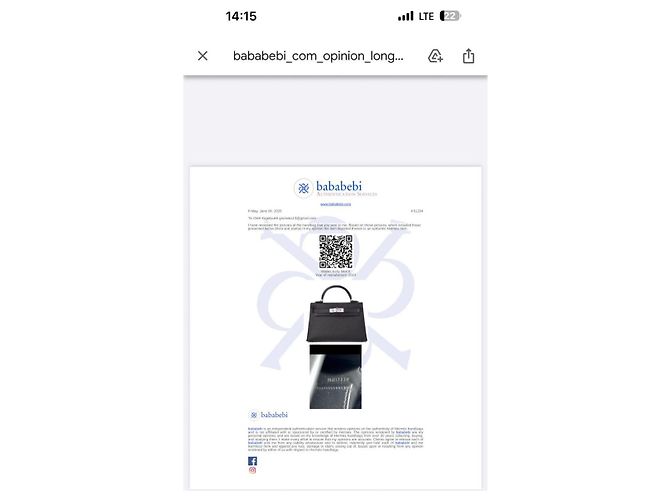 Hermès Mini Kelly Epsom Nero Hardware Argento Silver hardware - vista 9