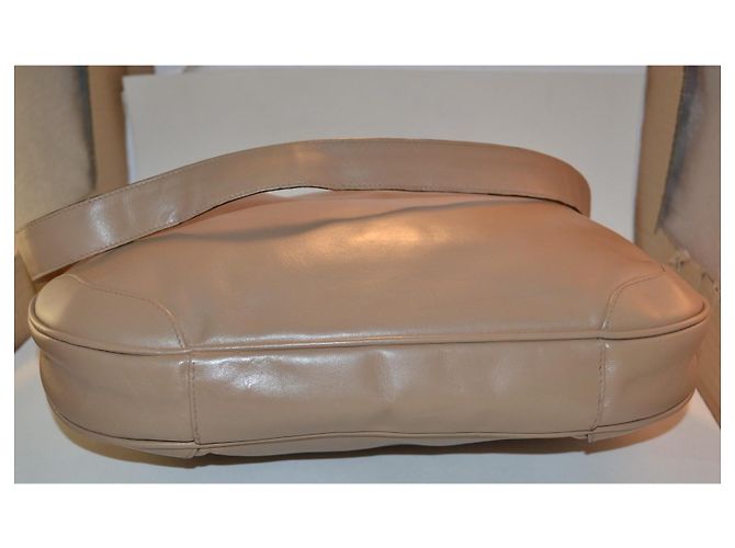 Borsa a mano Salvatore Ferragamo in pelle beige - vista 4