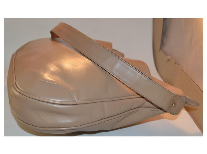 Borsa a mano Salvatore Ferragamo in pelle beige - vista 5