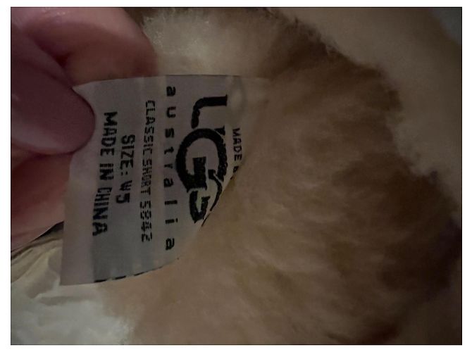 Botines Ugg de cuero plateado Plata - vista 5