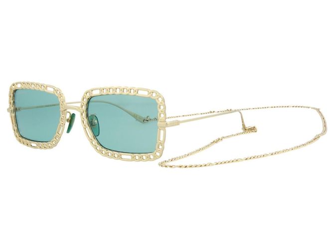 Nuevas gafas de sol GG1112S de Gucci Dorado Azul claro - vista 8