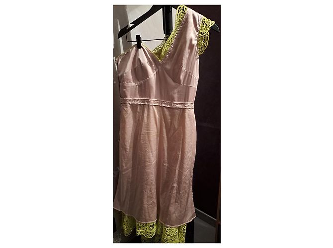 Vestido de ganchillo Karen Millen Verde Limón Verde claro - vista 7
