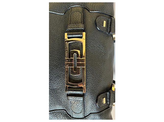 Bulgari Borsa Bvlgari Parentesi in pelle nera – Condizioni eccezionali Nero - vista 6
