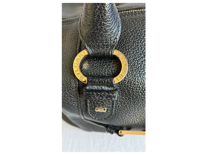 Bulgari Borsa Bvlgari Parentesi in pelle nera – Condizioni eccezionali Nero - vista 7