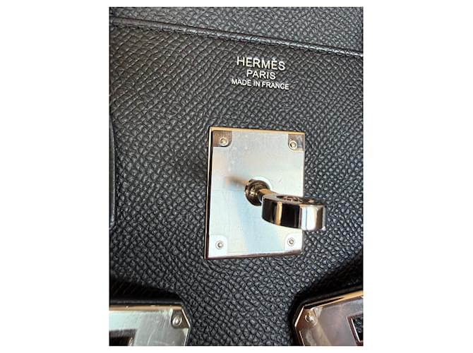 Borsa Hermès Birkin 30 Nero - vista 12