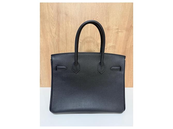 Borsa Hermès Birkin 30 Nero - vista 14