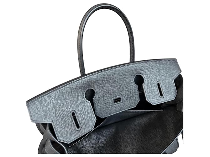 Borsa Hermès Birkin 30 Nero - vista 17