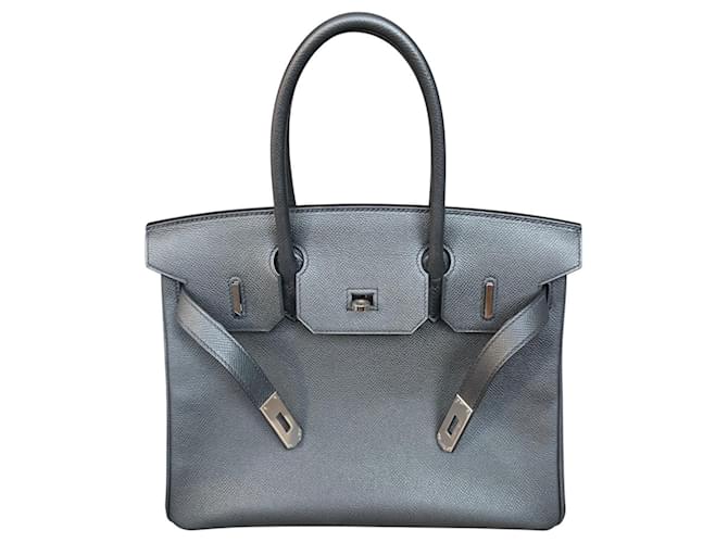 Borsa Hermès Birkin 30 Nero - vista 5