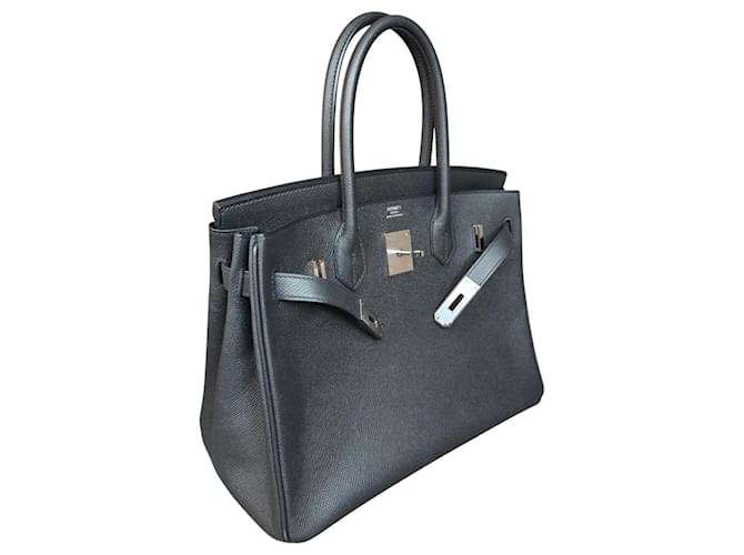 Borsa Hermès Birkin 30 Nero - vista 6