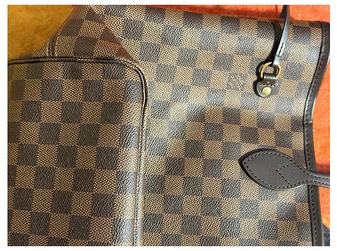 Borsa a mano Louis Vuitton Neverfull MM Pelle Marrone Chiaro - vista 6