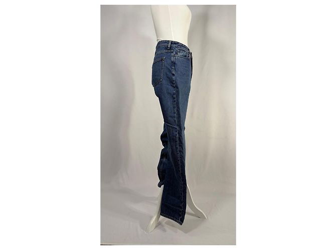 Cos Jeans rectos de talle alto en azul - vista 3