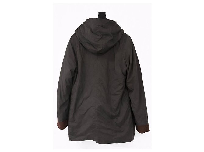 Cappotto marrone Max Mara con cappuccio - vista 2